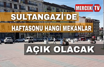 Sultangazi'de Haftasonu Hangi Mekanlar Açık Olacak.