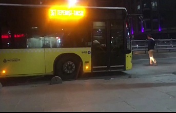 Sultangazi'de arızalanan İETT otobüsü trafiği kilitledi