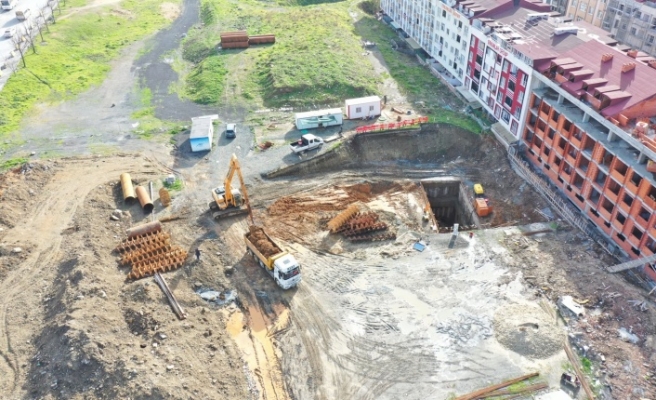 Cebeci Mahallesi’ndeki  Yağmur Suyu Kanal Çalışması  Hızla İlerliyor