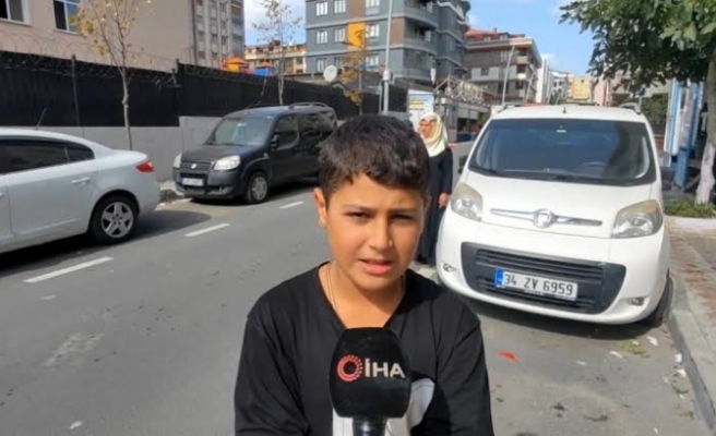 Sultangazi’de aracın el frenini çekip faciayı önleyen 13 yaşındaki çocuk o anları anlattı