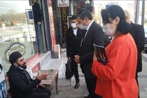 Başkan Taşkın ve ekibi esnaf ile buluştu.