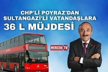 CHP'li Poyraz'dan Sultangazi'li vatandaşlara 36 L Mujdesi.