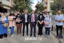 Taşkın sadece seçim zamanında değil herzaman yanınızdayız.