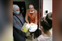 Karantinadaki Rana'ya muhtar amcasından doğum günü sürprizi