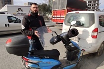 Sultangazi'de moto kuryeyi demir çubukla dövüp tehdit ettiler