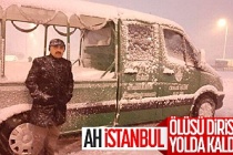 Sultangazi'de cenaze nakil aracı yolda kaldı