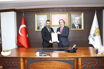 Genç başkan Baran Çelik meclis üyeliği için başvuru yaptı