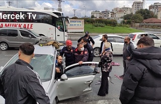 Sultangazi'de direksiyon hakimiyetini kaybeden...
