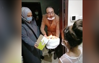 Karantinadaki Rana'ya muhtar amcasından doğum...