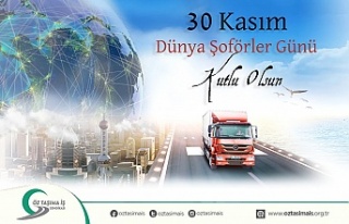 Başkan Toruntay'dan Dünya Şoförler Günü...