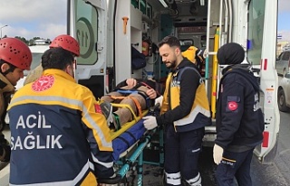 Sultangazi'de trafik kazası: 1 kişi yaralandı