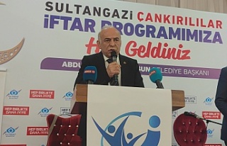 Sultangazi'de geleneksel büyük Çankırı iftarı...