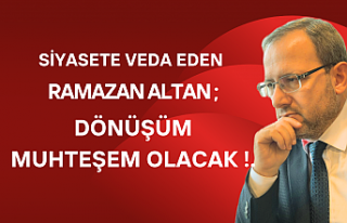 Ramazan Altan'dan şok açıklama Dönüşüm...