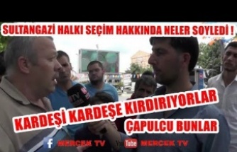 Sultangazi halkı seçimler için neler söyledi vatandaş neden gerildi ?..