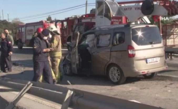 Arnavutköy-Sultangazi yolunda feci kaza: 1 ölü, 10 yaralı