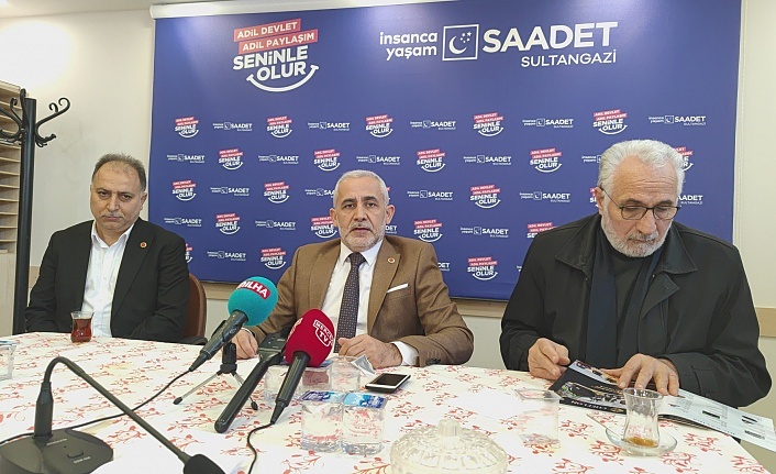 Saadetli Başkan Hüsnü Nazlı Basın Mensuplarını Ağırladı.